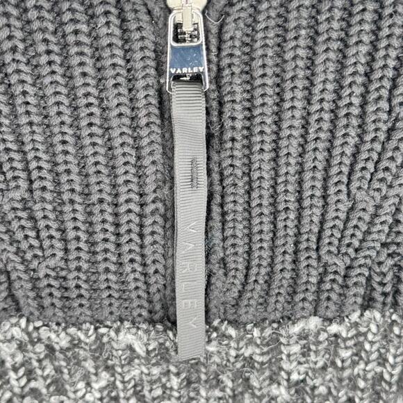 Varley Sweater Willard Half Zip 2.0 Size Medium Black - Picture 6 of 7